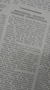 South Australian Methodist article on SA Methodist Historical Society - 15 November 1957